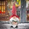 Christmas Gnome Statue for Holiday Decoration, Reindeer Gnomes Figurine for Shelf Bookshelf Mantle Table Home Decor, Swedish Winter Gnome Decor, Elf Knome Tomte Dwarf Statues, New Year Gift